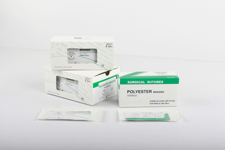 Polyester Braided surgical suture