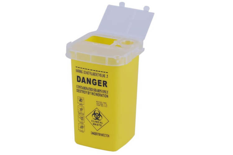Yellow Sharp Container ZRMED MEDICAL