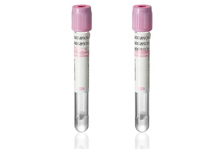 Pink Vacuum Blood Collection Tube